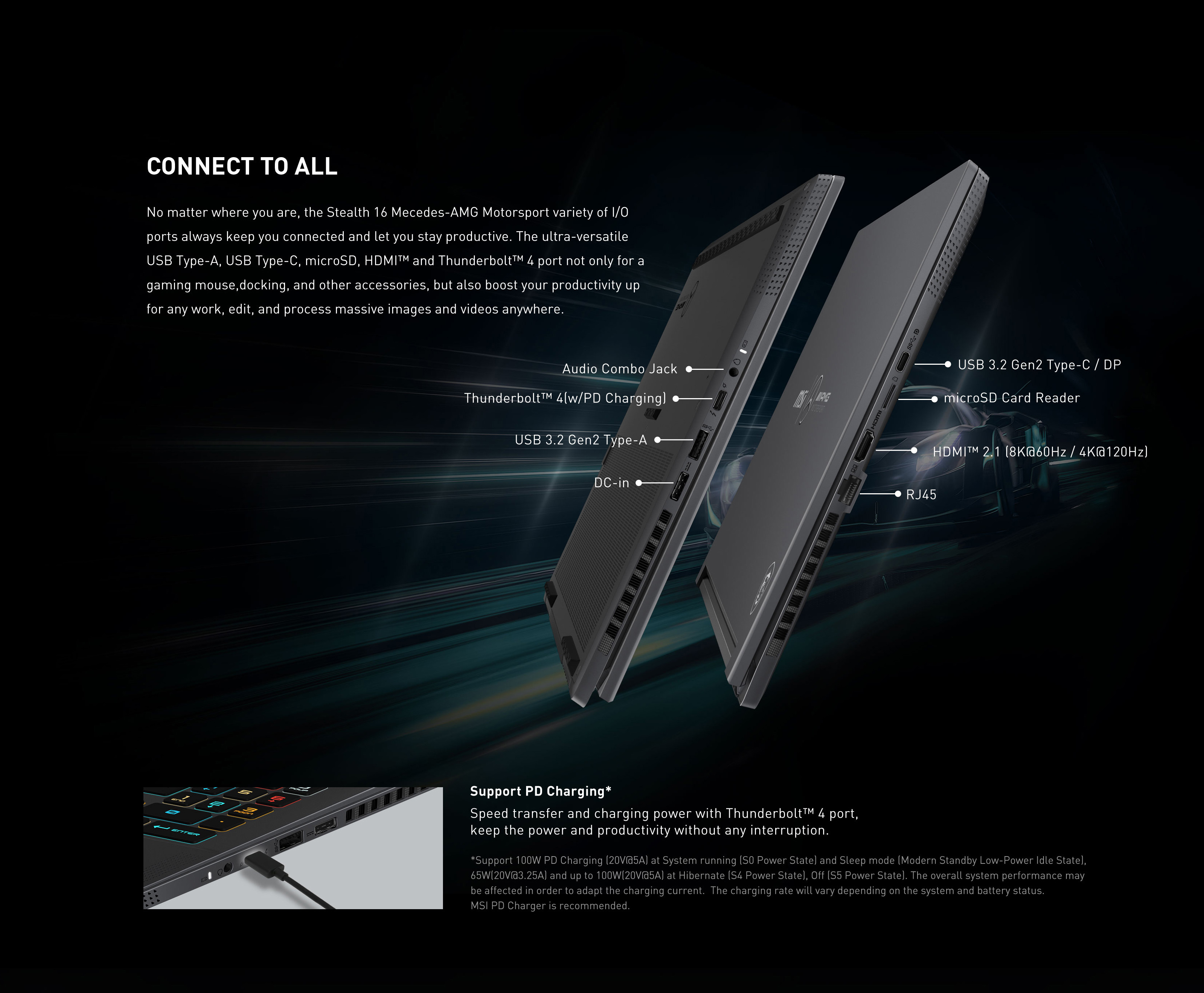 MSI Stealth 16 Mercedes AMG Gaming Laptop